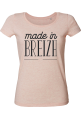Tee shirt femme bio à col danseuse