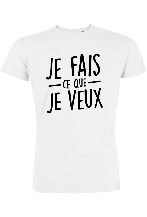tee shirt homme bio col rond