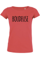 Tee shirt femme bio à col danseuse