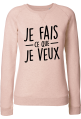 Sweat shirt femme bio