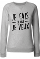 Sweat shirt femme bio