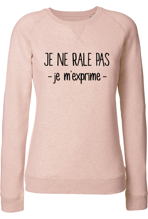 Sweat shirt femme bio
